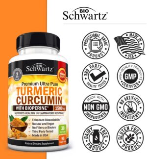 Turmeric Curcumin with BioPerine 1500mg